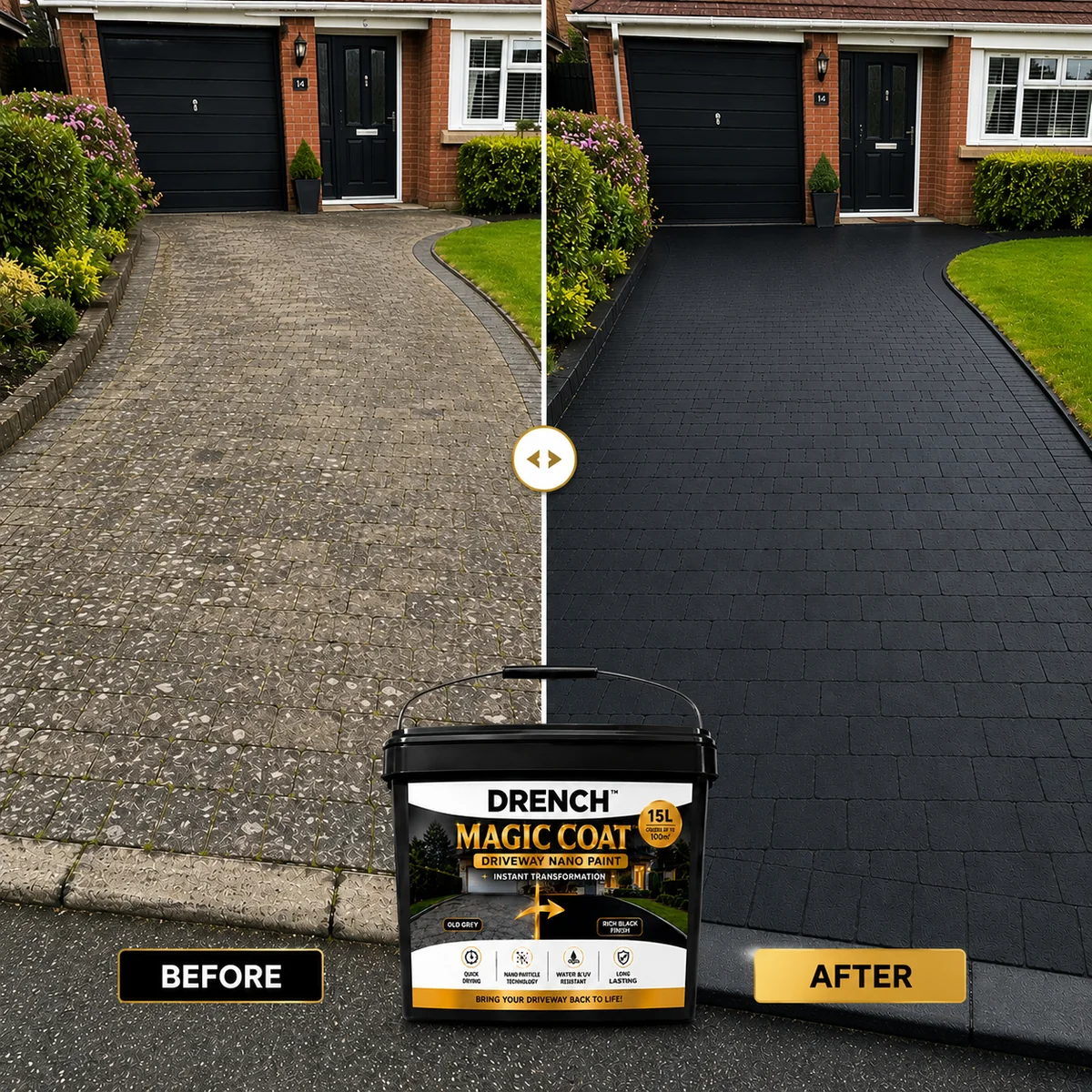 DRENCH MAGIC COAT DRIVEWAY PAINT