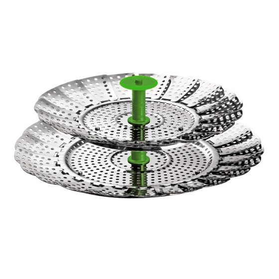 2 IN 1 STACKABLE STEAMER 14-22CM