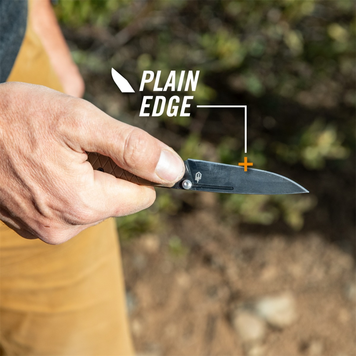 GERBER ZILCH COYOTE BROWN POCKET KNIFE