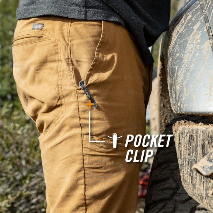 GERBER ZILCH COYOTE BROWN POCKET KNIFE