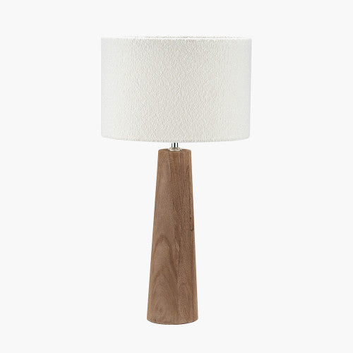 ESHA NATURAL CONICAL WOOD TABLE LAMP