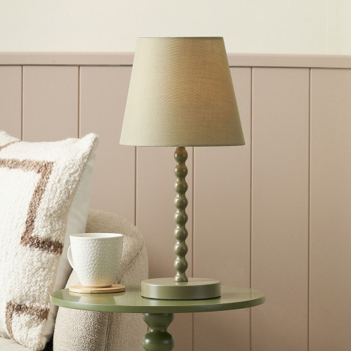 SOPHIA OLIVE METAL BOBBLE TABLE LAMP