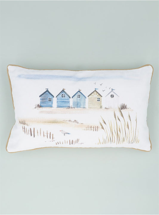 BEACH HUTS RECT CUSHION
