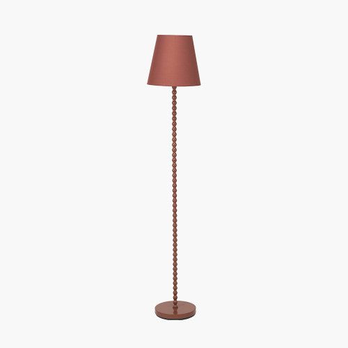 SOPHIE TERRACOTTA METAL BOBBLE FLOOR LAMP