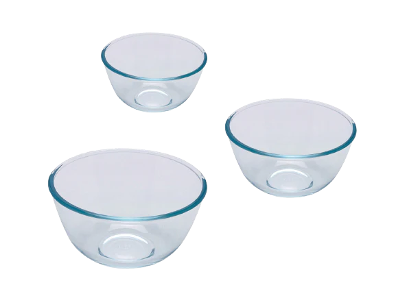 PYREX 3 PIECE BOWL SET