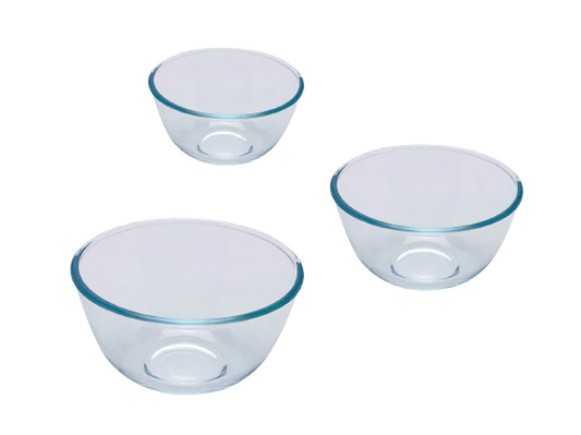 PYREX 3 PIECE BOWL SET