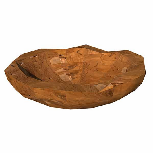 NATURAL TEAK 50CM BOWL
