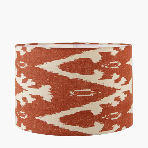 LARS CINNAMON IKAT CYCLINDER SHADE