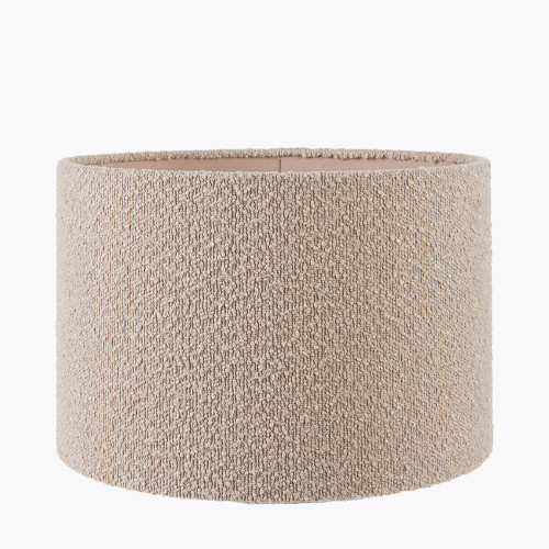 ROUEN 30CM TAUPE BOUCLE CYLINDER SHADE