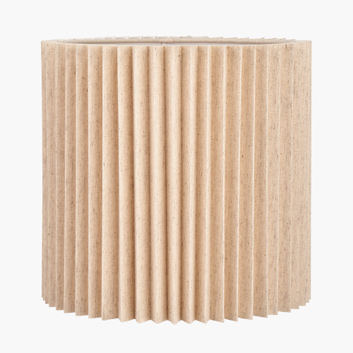 CALLISTA NATURAL LINEN HARD PLEAT SHADE