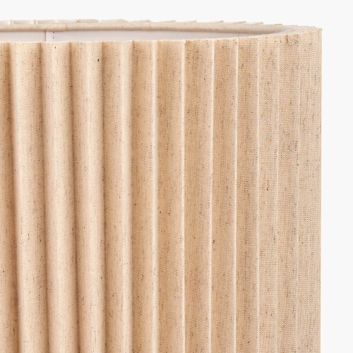 CALLISTA NATURAL LINEN HARD PLEAT SHADE