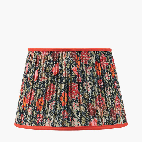 FLORESSA 35CM RED FLORAL MUSHROOM SHADE