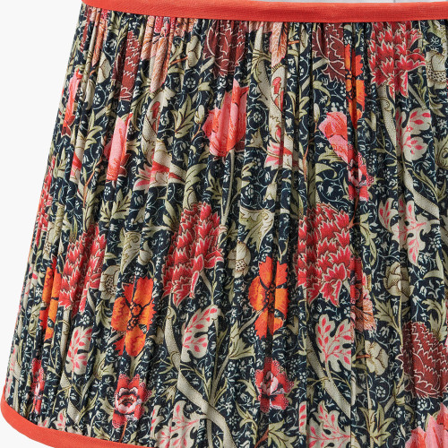 FLORESSA 35CM RED FLORAL MUSHROOM SHADE