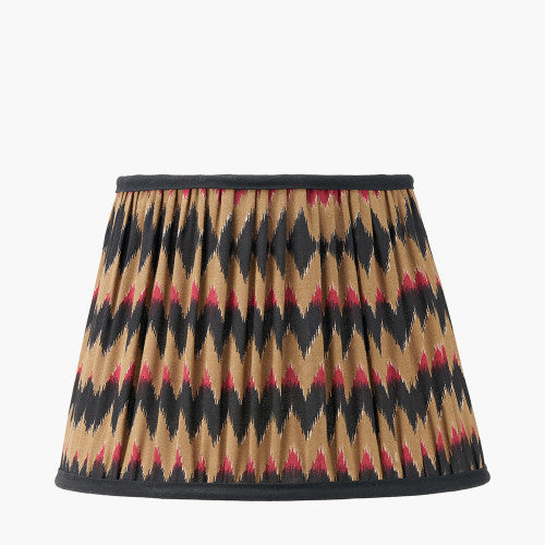ATHIRA 30CM MULTI CHEVRON DESIGN MUSHROOM LAMPSHADE PLEAT TA