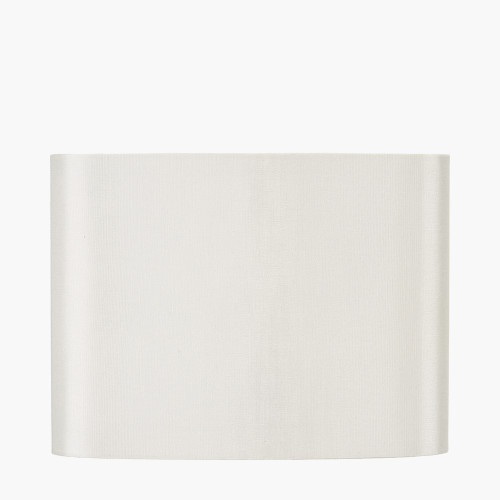 MIA CREAM OVAL SILK MIX LAMPSHADE