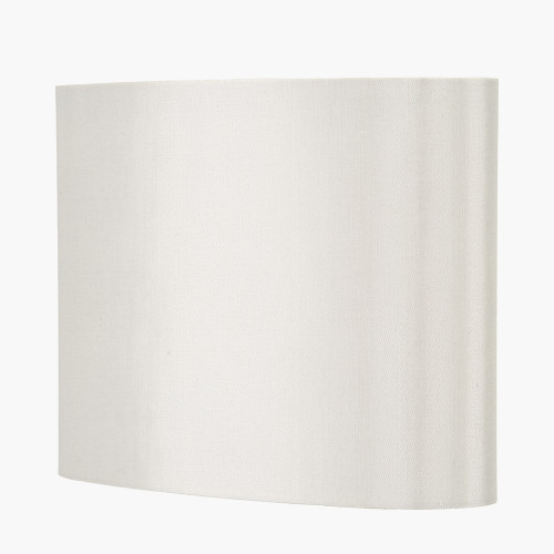 MIA CREAM OVAL SILK MIX LAMPSHADE