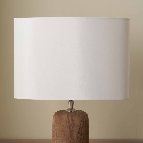 MIA CREAM OVAL SILK MIX LAMPSHADE