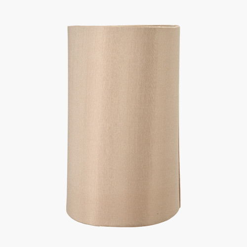 MIA TAUPE OVAL SILK MIX LAMPSHADE