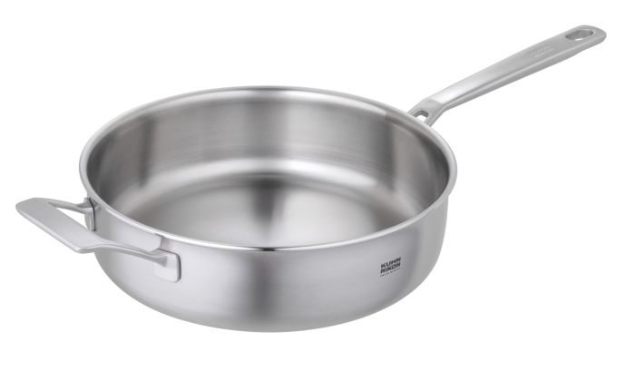 CULINARY FIVEPLY SAUTE PAN WITH LID UNCOATED