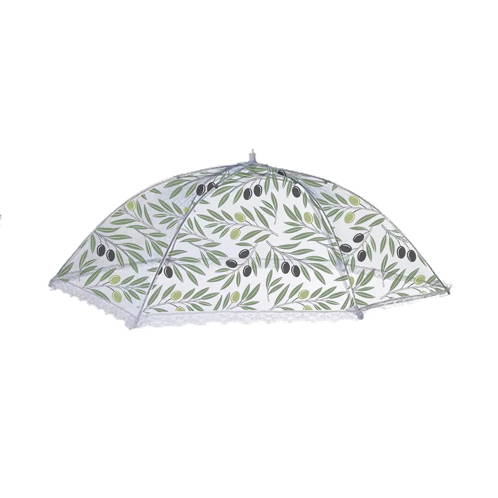 OLIVE GROVE PRINT FOOD UMBRELLA 46*46*22CM LARGE