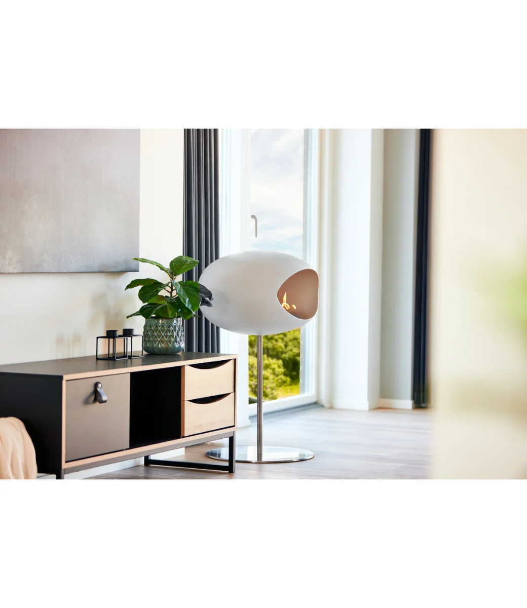 LE FEU STEEL LOW FIRE WHITE