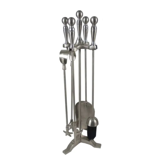 CASTLE LIVING BALL 5 PCE COMPANION SET PEWTER 23 INCH/58CM