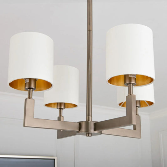 EALGA 4 ARM BRONZE CHANDELIER