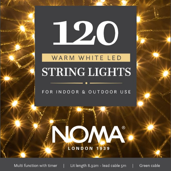 NOMA WARM WHITE MULTIFUNCTION STRING LIGHTS