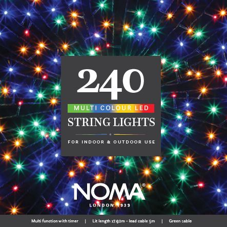 NOMA MULTICOLOUR MULTIFUNCTION STRING LIGHTS