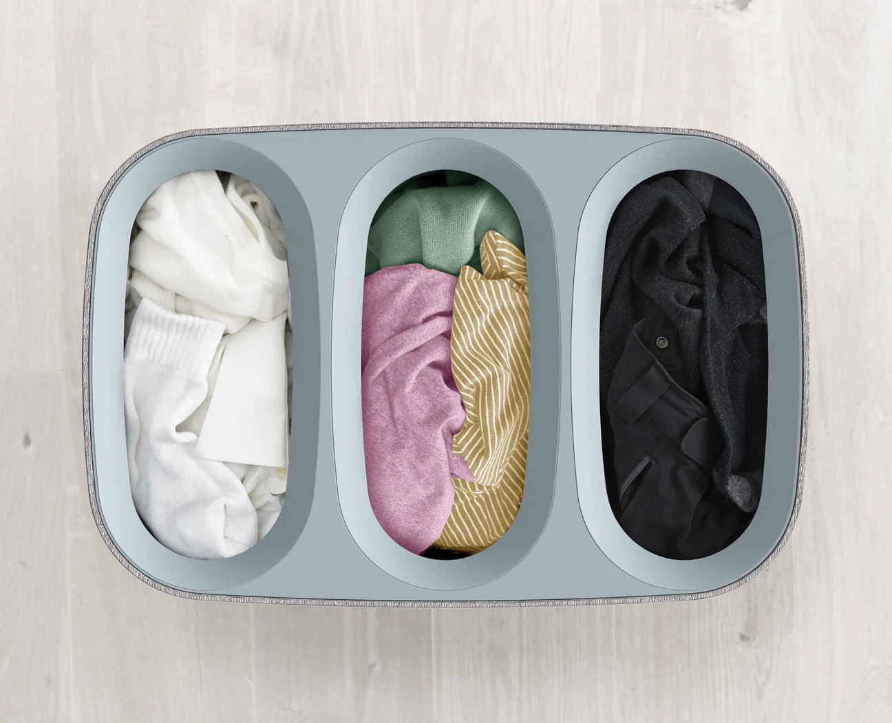 TOTA TRIO 90L TRIPLE LAUNDRY BASKET