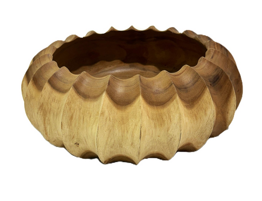 FLORES SCALLOPED BOWL