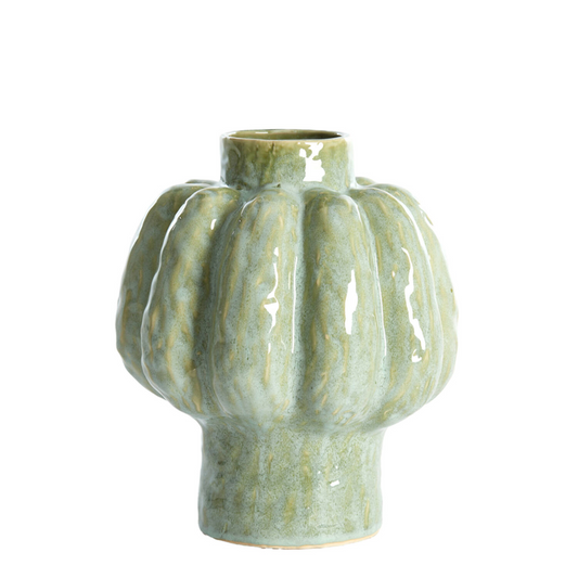 VASE DECO ALIVERI CERAMIC MINT GREEN