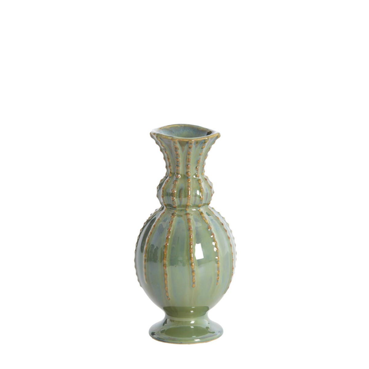 LIGHT & LIVING SOREL CERAMIC GREEN VASE