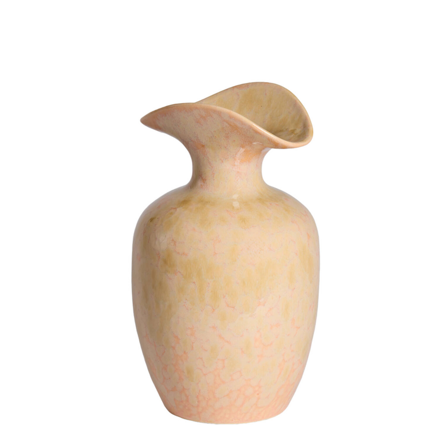 VASE DECO MARILLO CERAMIC LIGHT PEACH