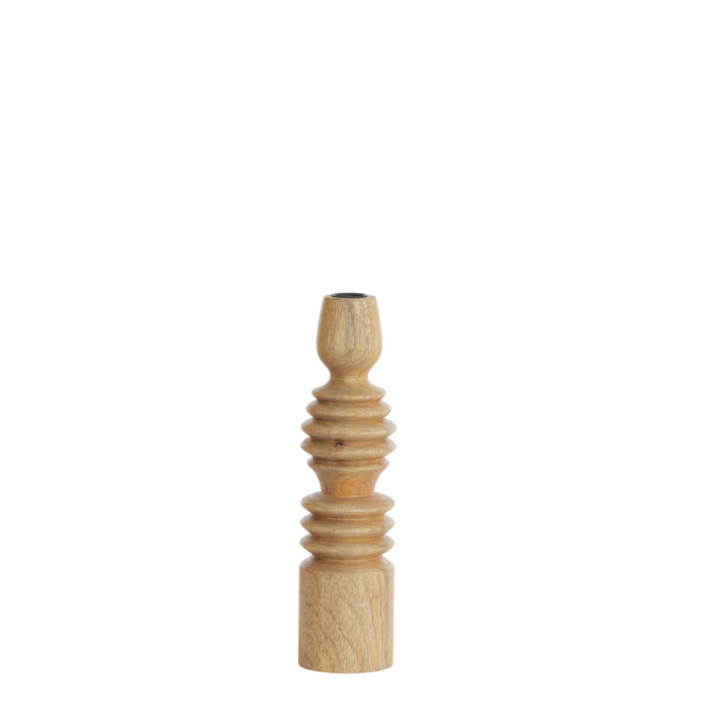 CANDLESTICK AFIFE WOOD NATURAL