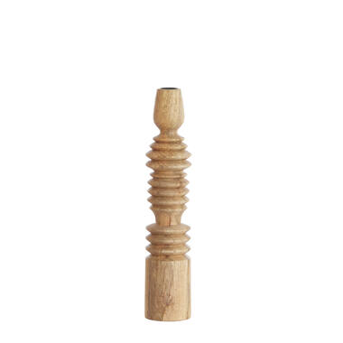 CANDLESTICK AFIFE WOOD NATURAL