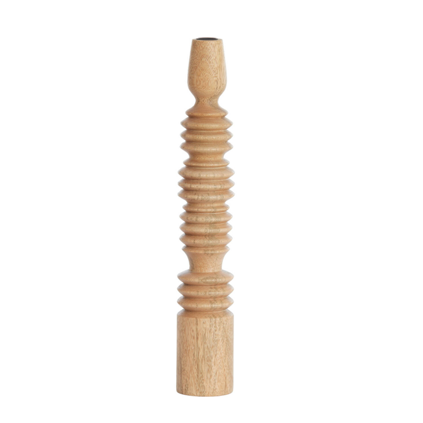 CANDLESTICK AFIFE WOOD NATURAL