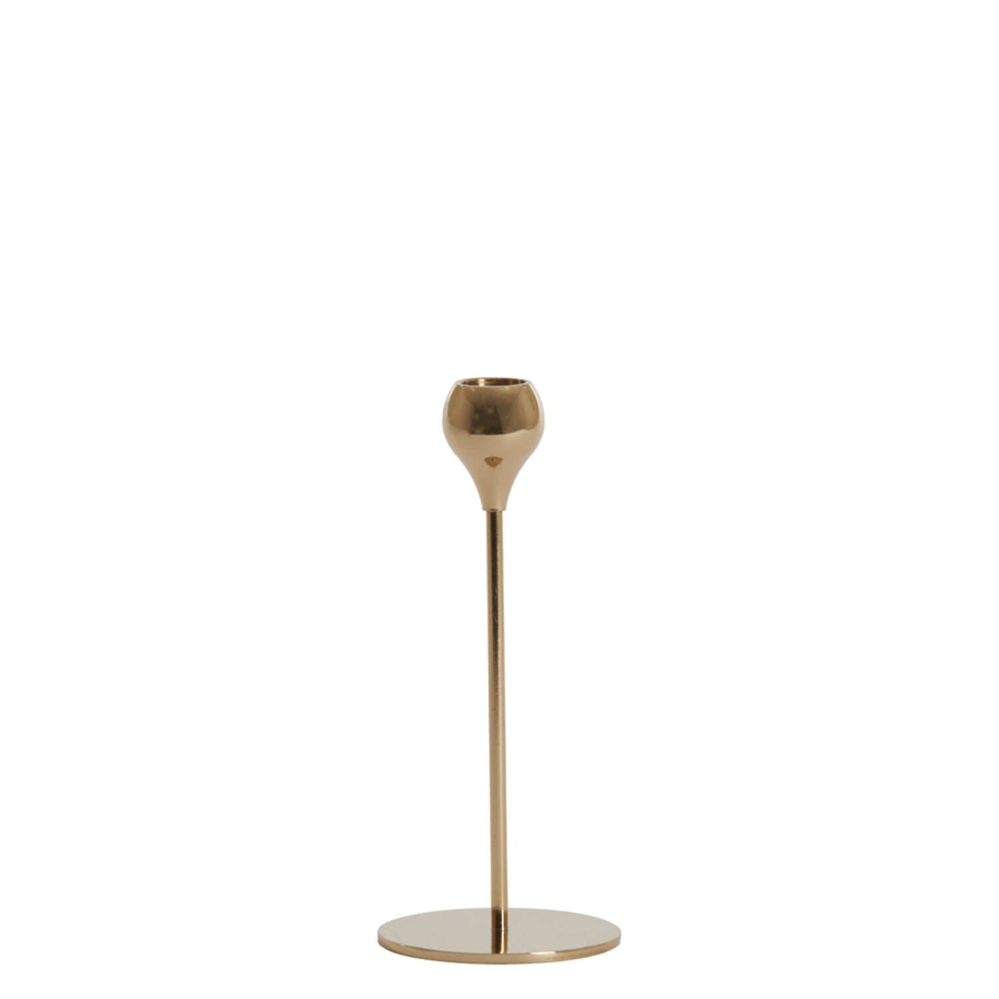 LIGHT & LIVING ACCESSORY CANDLE STICK 8.5*20CM SAMUI GOLD
