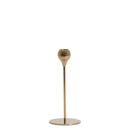LIGHT & LIVING ACCESSORY CANDLE STICK 8.5*20CM SAMUI GOLD