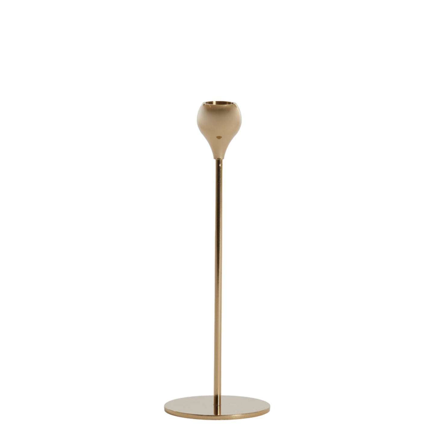 LIGHT & LIVING ACCESSORY CANDLE STICK 8.5*25CM SAMUI GOLD