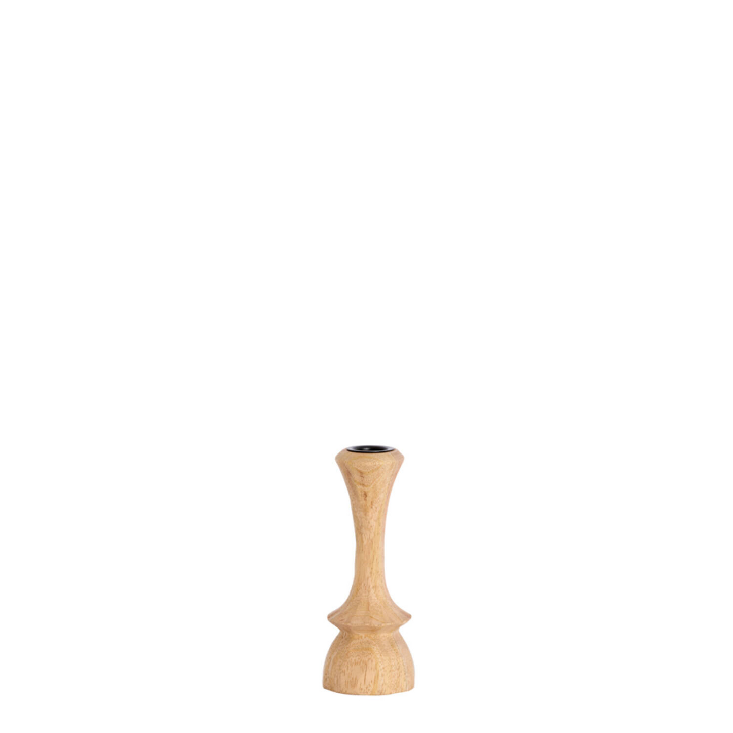 CANDLESTICK CIRILO NATURAL WOOD
