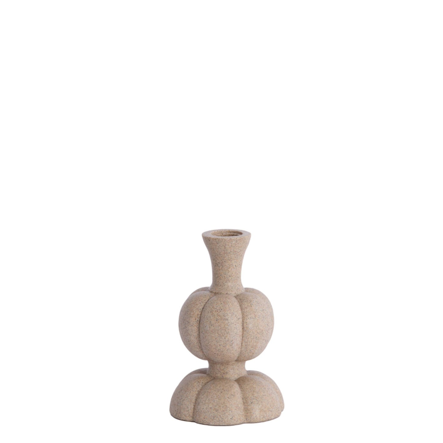 CANDLE STICK 11*17CM AUBURN SAND