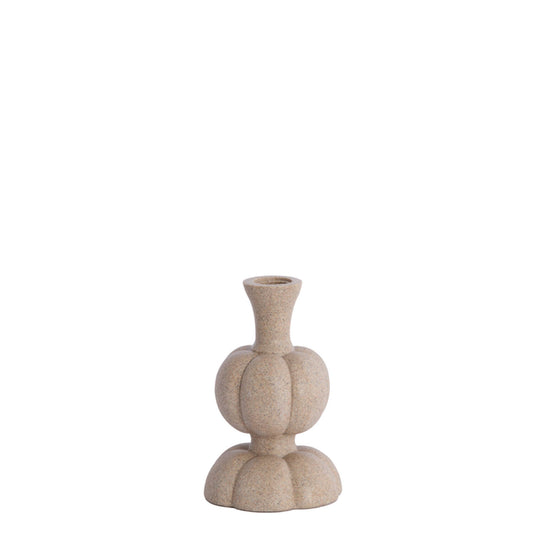 CANDLE STICK 11*17CM AUBURN SAND