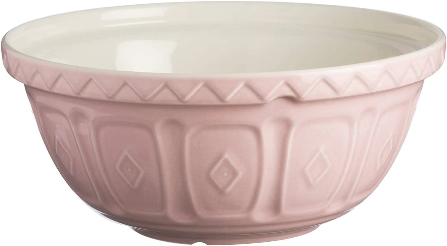 COLOUR MIX S12 POWDER PINK MIXING BOWLS 29CM