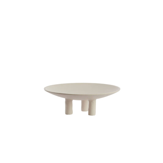 LIGHT & LIVING ACCESSORY PLATEAU ON BASE 30.5*10.5CM TABUA CREAM