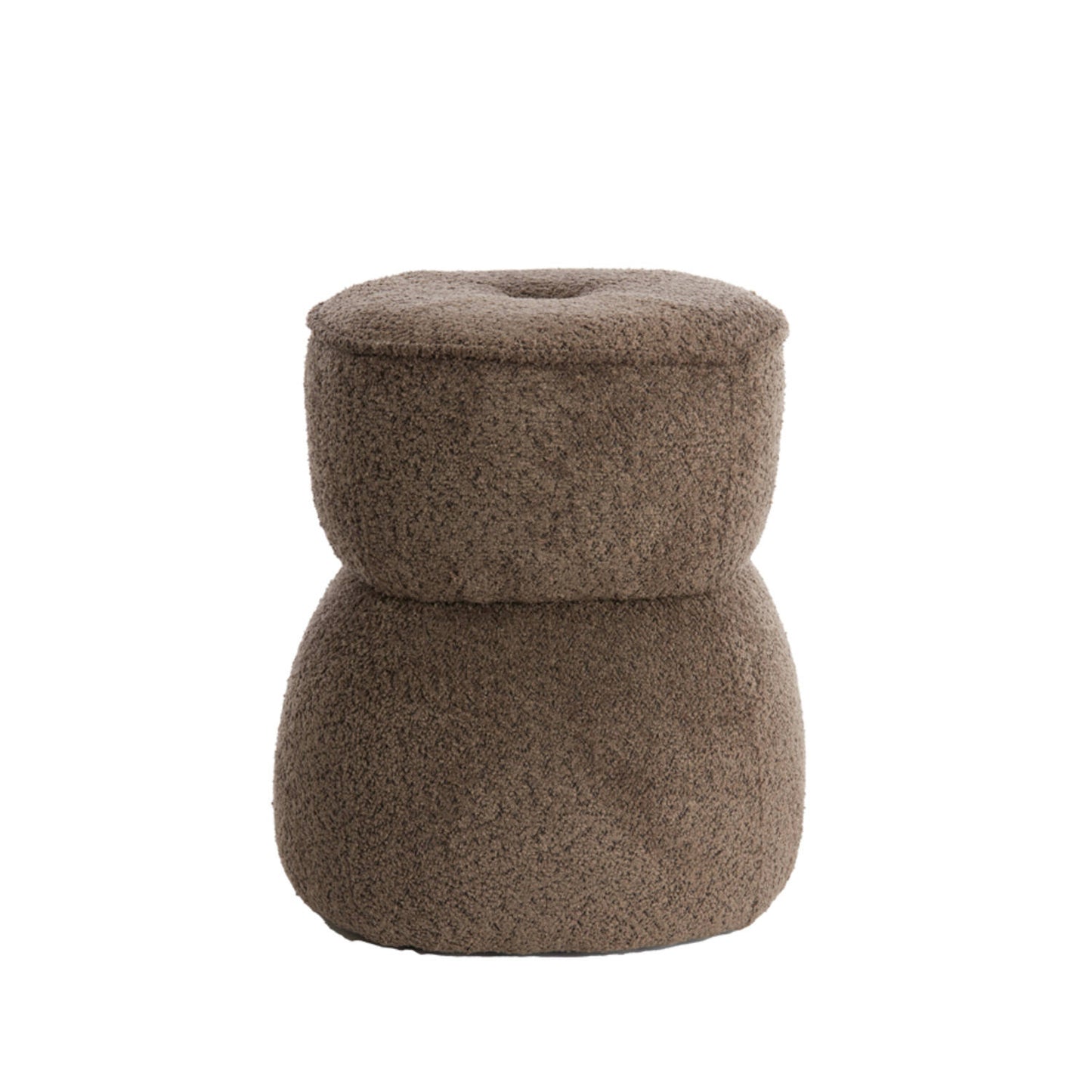 POUF 40*46CM LEYLA BROWN