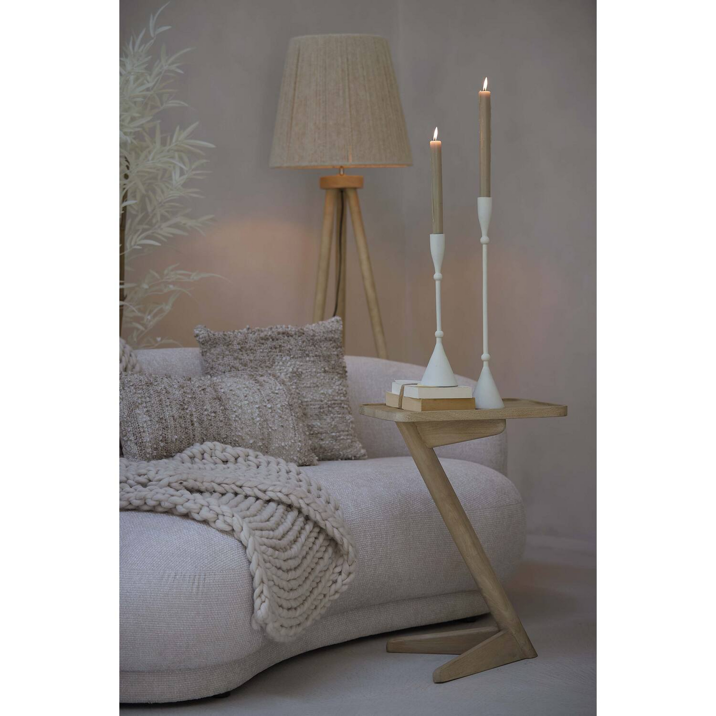 SIDE TABLE QIANO MANGO WOOD NATURAL