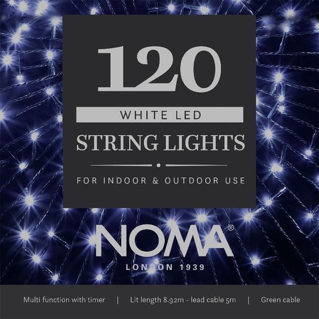 NOMA WHITE MULTIFUNCTION STRING LIGHTS
