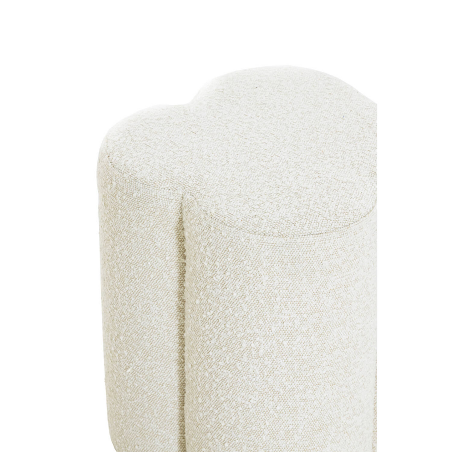 NALANI BOUCLE POUFFE-CREAM