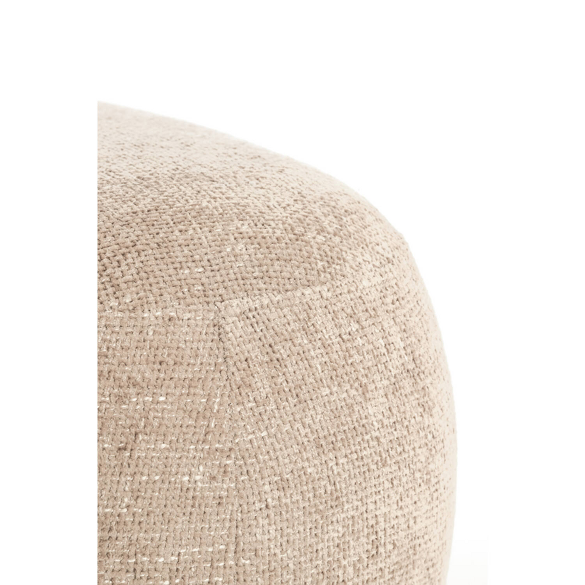 LIGHT & LIVING POUF ZENICA LIGHT BROWN